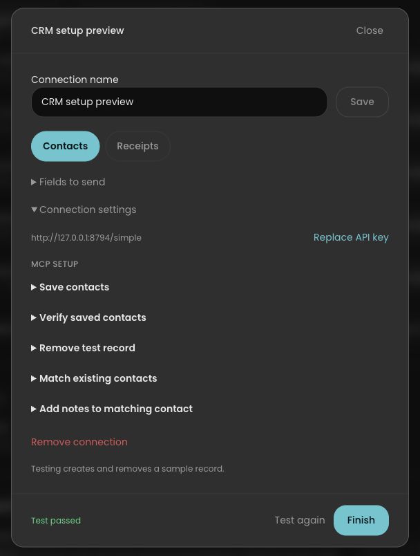 MCP actions